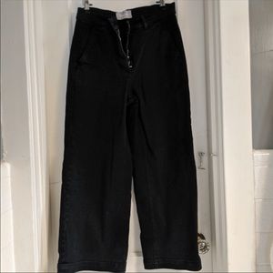 Everlane wide leg crop pants
